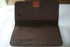 Custom Leather Checkbook Cover 2 small