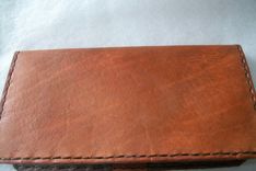 Custom Leather Checkbook Cover 3 small