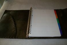 Custom Leather Planner 3 small
