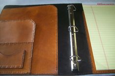 Custom Leather Binder 1 small