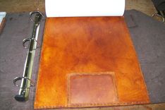Custom Leather Binder/Portfolio/Padfolio 2 small