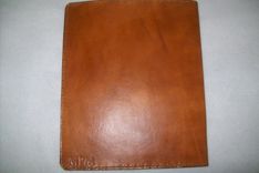 Custom Leather Left Handed Portfolio/Padfolio 2 small
