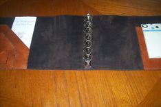 Custom Leather Business Checkbook Cover 2 small