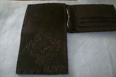 Custom Leather Moneyclip Wallet 3 small