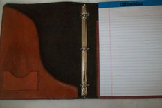 Custom Leather Binder/Portfolio 2 small