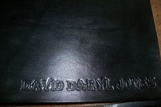 Custom Leather Business Checkbook Cover 1 small