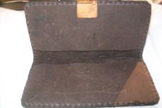 Custom Leather Checkbook Cover 3 small