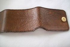 Custom Leather Trifold Checkbook Cover 2 small