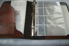Custom Leather Business Card Binder 1 small