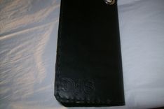 Custom Leather Biker Wallet / Trucker Wallet 3 small