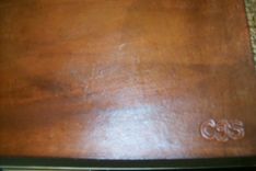Custom Leather Legal Size Portfolio/Padfolio 3 small