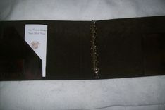 Custom Leather Business Checkbook Covers 2 small