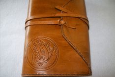 Custom Leather Fishing Journal 1 small
