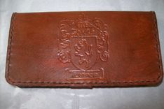 Custom Leather Checkbook Cover 1 small