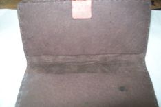 Custom Leather Checkbook Cover 3 small