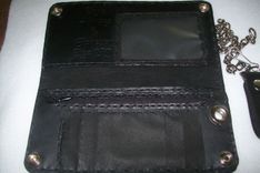 Custom Leather Biker/Trucker Wallet 2 small