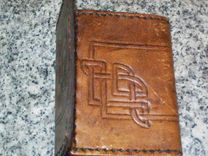 Deluxe Style Leather Trifold Wallet In Bison Brown 3 small