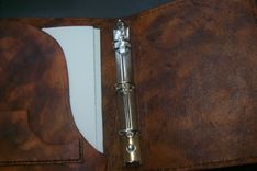 Custom Leather Portfolio With Masonic Design And Personalization 2 small