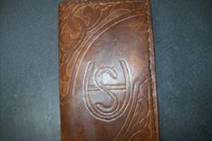 Custom Leather Wallet Designed By Client With Personalized Brand 1 small