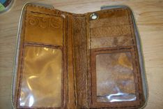 Custom Leather Mens Breast Wallet 2 small