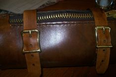 Kayleys Custom Leather Tube Bag 3 small