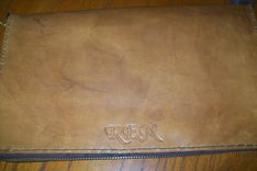 Custom Leather Zippered Portfolio 3 small