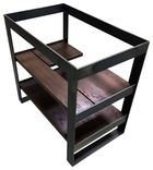 Open Frame Steel And Reclaimed Oak Bath Vanity Base 3 small