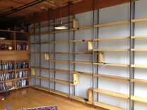 Wood And Steel Floating Book Shelves 1 small