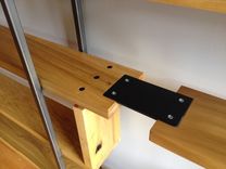 Wood And Steel Floating Book Shelves 5 small