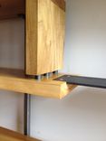 Wood And Steel Floating Book Shelves 6 small