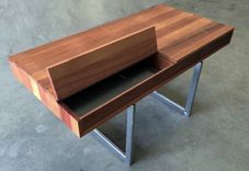 Mid Century Modern Mahogany Desk 2 small