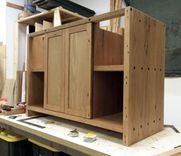 Reclaimed Oak  Bath Vanity 2 small