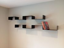 Floating Folded Steel Shelves 2 small