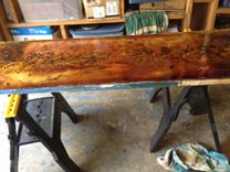 Painting With Resin/Polyurethene And Acrylic Paint 2 small