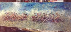 Painting Mixed Peloton On Door 6 small