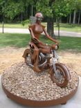 Steel Motorcycle Sculpture 1 small