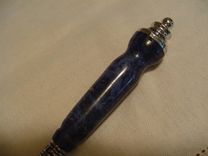 Letter Opener Made From Dyed Blue Box Elder Wood 4 small