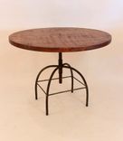 Rt-13 Round Adjustable Factory Pedestal Table 1 small