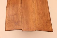 Dt-62 Live Edge Cherry Table With Cast Iron Legs 3 small