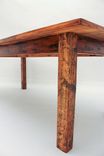 Two Board Pine Top Farmhouse Dining Table Dt-60 3 small