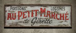 Vintage Sign Art: French Market 1 small