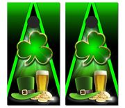 Full Vinyl Graphic Customized Corn Hole Boards - Beer, Bages, Irish 4 small