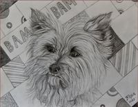 Pet Portrait, Pet Memorial, Pet Art, Dog Art,Pet Lovers, Dog Lovers, Christmas Gift Ideas 5 small