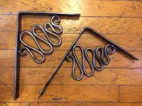 Serpentine Forged Shelf Brackets 1 small
