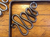 Serpentine Forged Shelf Brackets 3 small