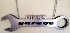 Wrench Metal Garage Sign 1 small