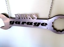 Wrench Metal Garage Sign 3 small