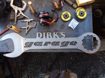 Wrench Metal Garage Sign 4 small