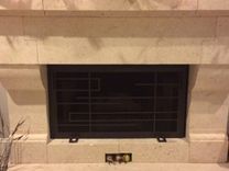 Frank Lloyd Wright Style Fireplace Screen 2 small