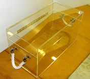 The Lucite Trunk - Beautiful 3/8" Thick Acrylic, Hand Crafted, Made To Order 2 small